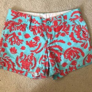 GUC Lilly Pulitzer Callahan shorts size 2